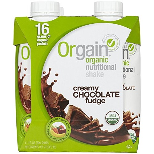 Orgain Nutrition Shake - Chocolate Fudge - 11 Oz - 4 Ct
