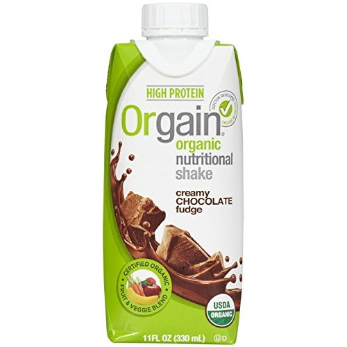 Orgain Nutrition Shake - Chocolate Fudge - 11 Oz - 4 Ct