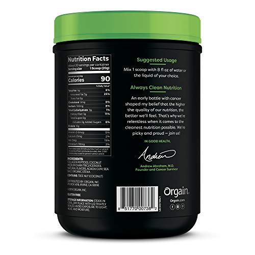 Orgain Keto Collagen Protein Powder With Mct Oil, Vanilla - Pale Orgain Keto Collagen Protein Powder With Mct Oil, Vanilla - Pale