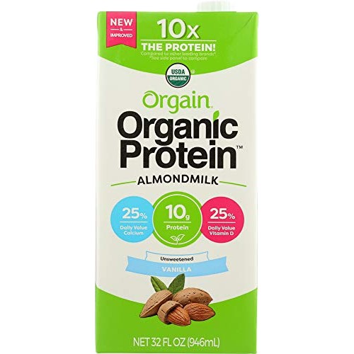 Orgain Milk Almond Organic Unsweetened, 32 Oz
