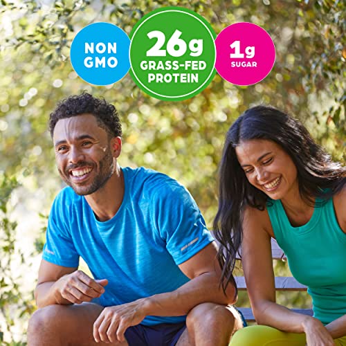 Orgain Organic 26g Grass Fed Whey Protein Shake, Creamy Chocolat...