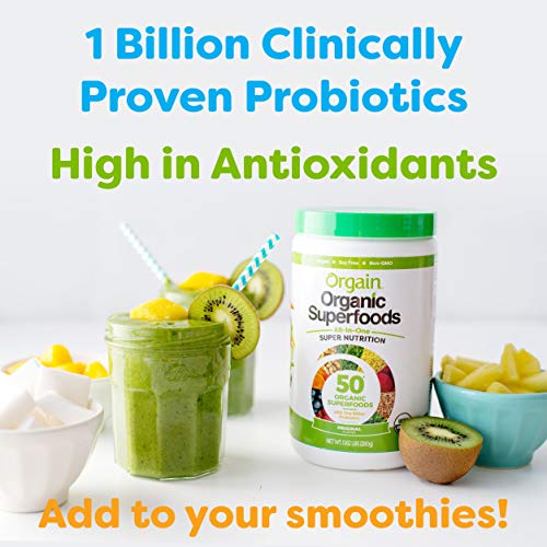 Orgain Organic Green Superfoods Powder, Berry - Antioxidants, 1