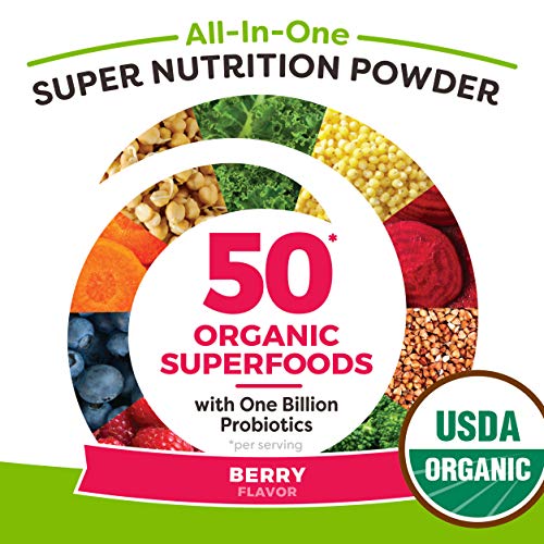Orgain Organic Green Superfoods Powder, Berry - Antioxidants, 1