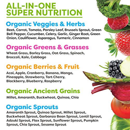 Orgain Organic Green Superfoods Powder, Original - Antioxidants,