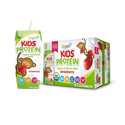 Orgain Organic Kids Protein Nutritional Shake, Strawberry - Grea