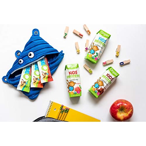 Orgain Organic Kids Protein Nutritional Shake, Vanilla - Great F