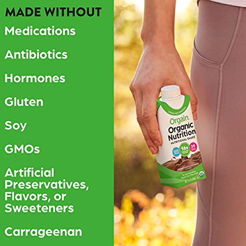 Orgain Organic Nutritional Shake, Creamy Chocolate Fudge - Meal