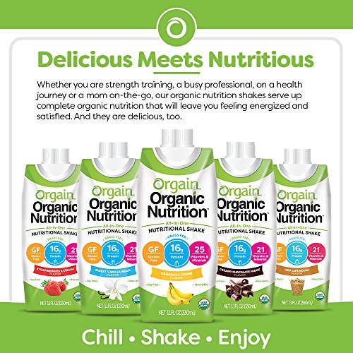 Orgain Organic Nutritional Shake, Iced Cafe Mocha - Meal Replace