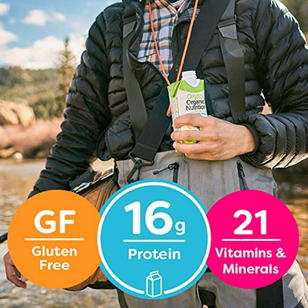Orgain Organic Nutritional Shake, Iced Cafe Mocha - Meal Replace...