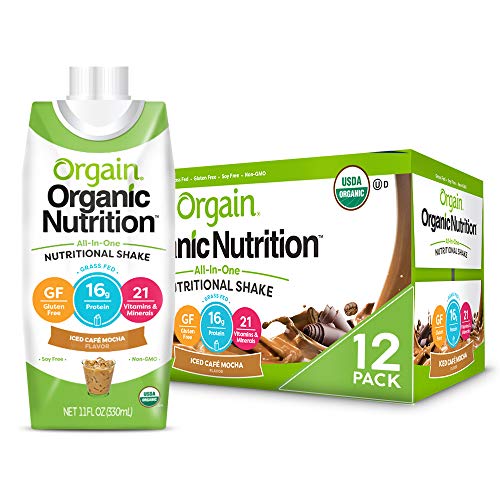 Orgain Organic Nutritional Shake, Iced Cafe Mocha - Meal Replace