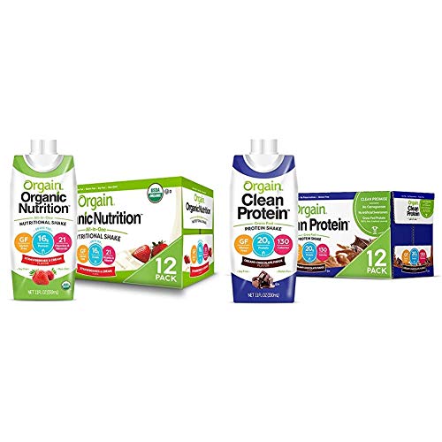 Orgain Organic Nutritional Shake, Strawberries &Amp; Cream - Meal Re