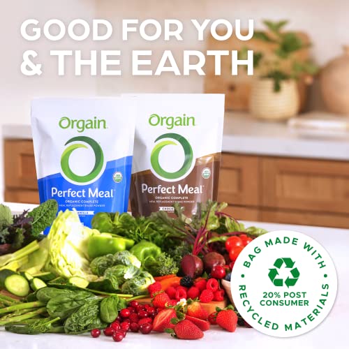 Orgain Organic Perfect Meal Powder, Vegan Meal Replacement with ...
