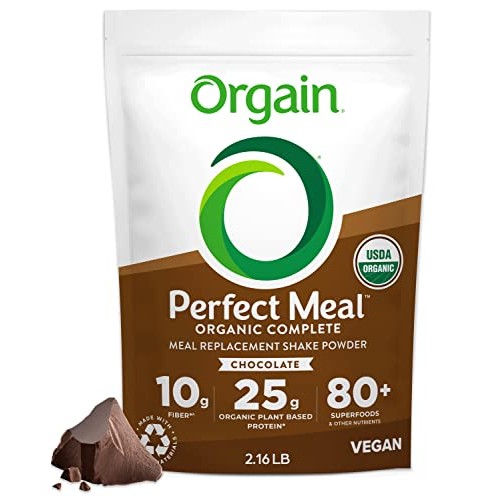 Orgain Organic Perfect Meal Powder, Vegan Meal Replacement with ...