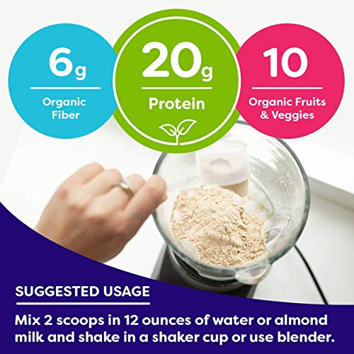 Orgain Organic Plant Based Meal Replacement Powder, Vanilla Bean