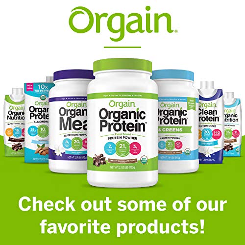 Orgain Organic Plant Based Meal Replacement Powder, Vanilla Bean