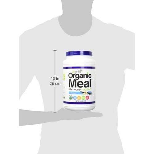 Orgain Organic Plant Based Meal Replacement Powder, Vanilla Bean