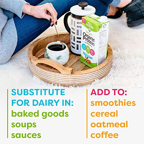 Orgain Organic Plant Based Protein Almond Milk, Unsweetened Vani
