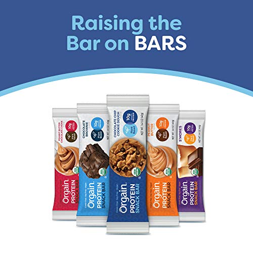 Orgain Organic Plant Based Protein Bar, Chocolate Chip Cookie Do