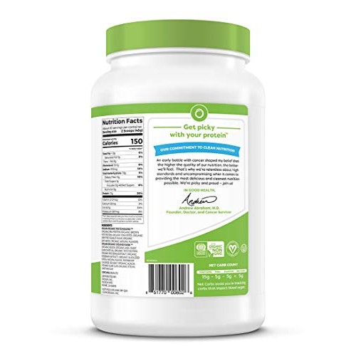Orgain Organic Plant Based Protein Powder, Chocolate Peanut Butt