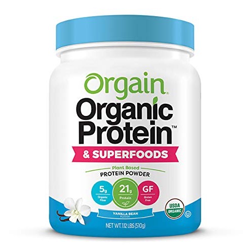 Orgain Organic Plant Based Protein + Superfoods Powder, Vanilla