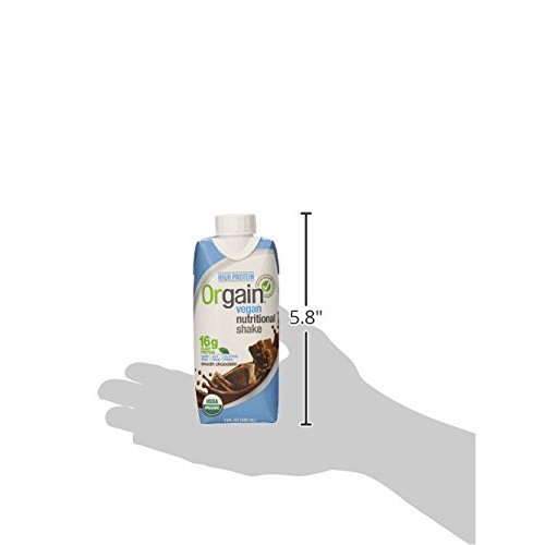 Orgain Organic Vegan Plant Based Nutritional Shake, Smooth Choco