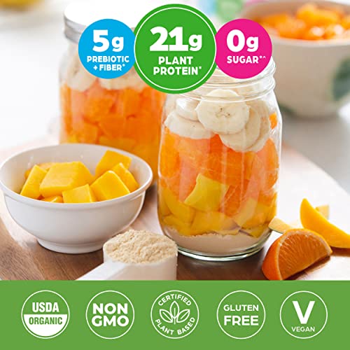 Orgain Organic Vegan Protein Powder, Vanilla Bean - 21g of Plant...