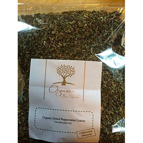 Organic Bio Herbs-Organic Dried Peppermint Leaves Cut Mentha Pi