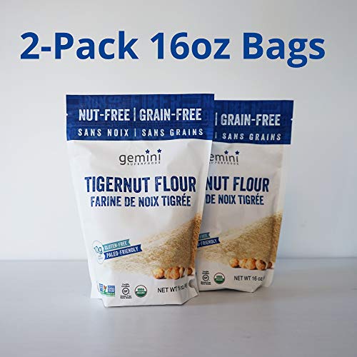 Organic Gemini Tigernut Flour, Organic, Gluten-Free, 2 Lb.