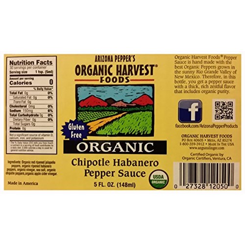 Organic Harvest Gluten Free Pepper Sauce Variety Pack - Jalapeno