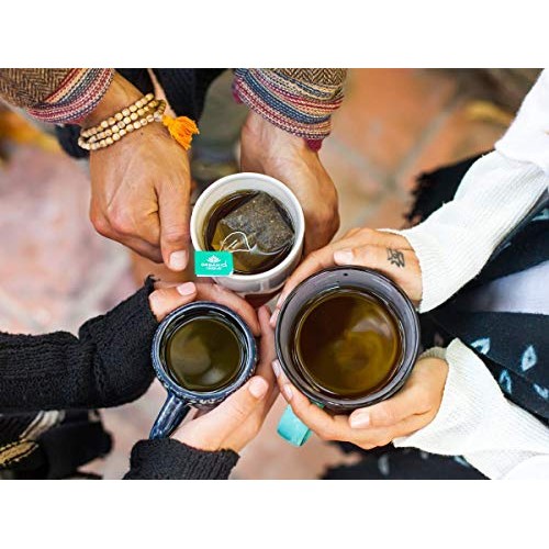 Organic India Tulsi Focus Pomegranate Orange Tea - Stress Reliev