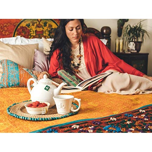 Organic India Tulsi Turmeric Ginger Herbal Tea - Stress Relievin