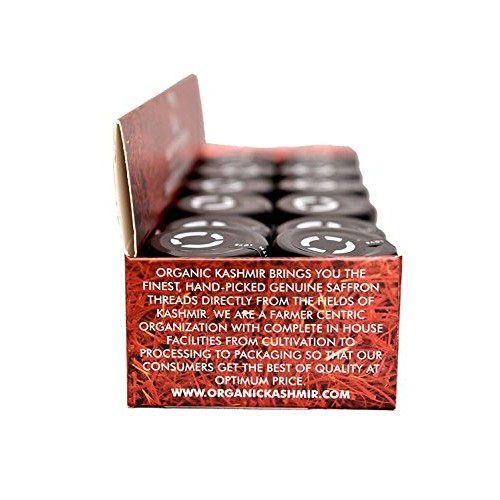Organic Kashmir Saffron Thread String Organic Pure Qualitykesar