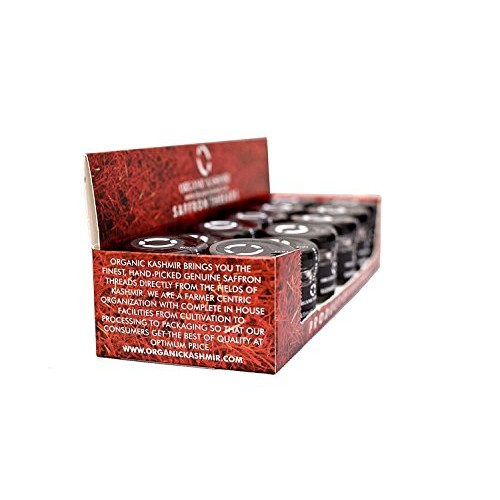 Organic Kashmir Saffron Thread String Organic Pure Qualitykesar