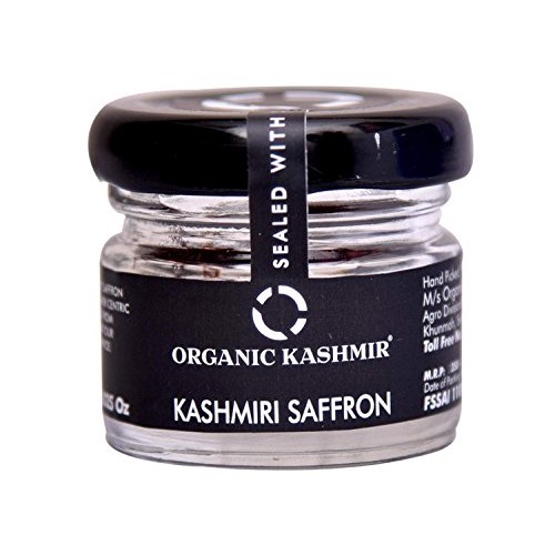 Organic Kashmir Saffron Thread String Organic Pure Qualitykesar