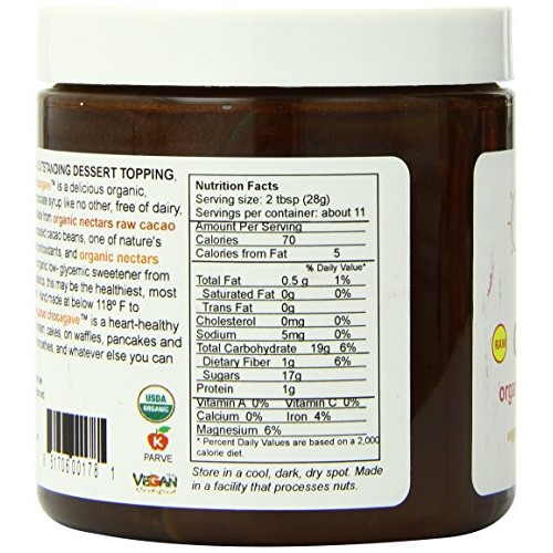 Organic Nectars Organic Raw Cacao Chocagave Organic Chocolate De