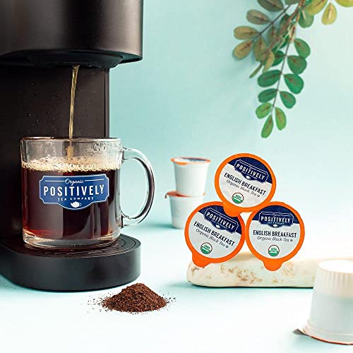 Organic Positively Tea Company, English Breakfast Black Tea, Loo...