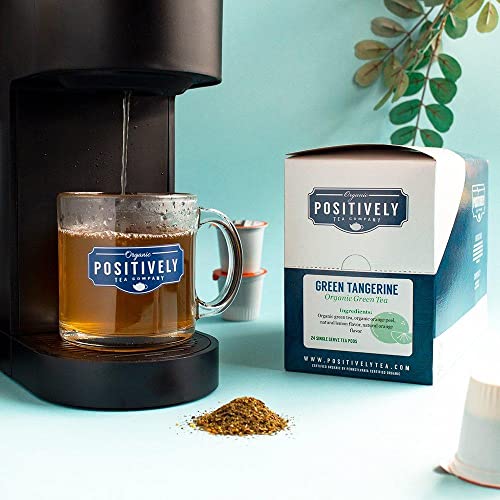 Organic Positively Tea Company, Green Tangerine Green Tea, K-Cup...