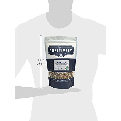 Positively Tea Company, Organic Masala Chai Black Tea, Loose Lea