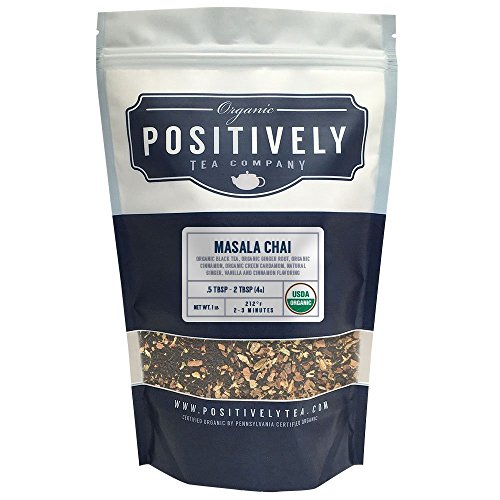 Positively Tea Company, Organic Masala Chai Black Tea, Loose Lea