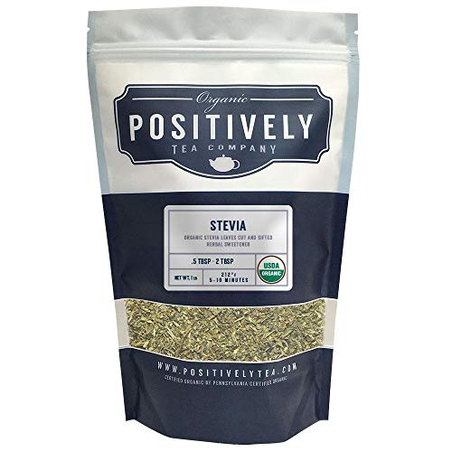 Positively Tea Company, Organic Stevia Leaf, Herbal Tea, Loose L