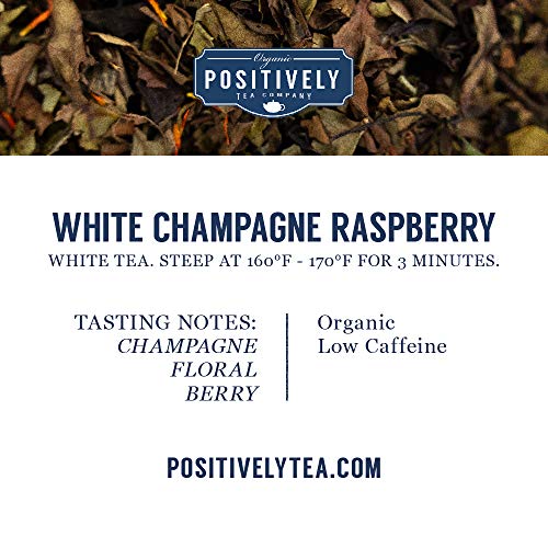 Positively Tea Company, Organic White Champagne Raspberry, White