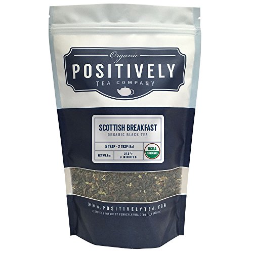 Positively Tea Company, Organic Scottish Breakfast, Black Tea, L