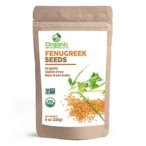 Organic Fenugreek Seeds | 8 Oz Or 226G | Lab Tested For Purity |