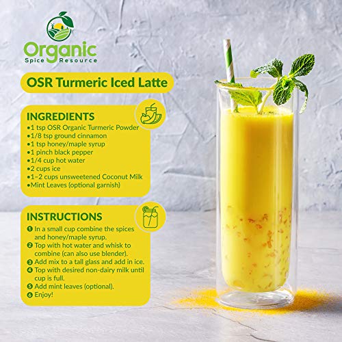 Organic Turmeric Root Powder | 8Oz Or 1 Lbs Or 2 Lbs | Lab Test