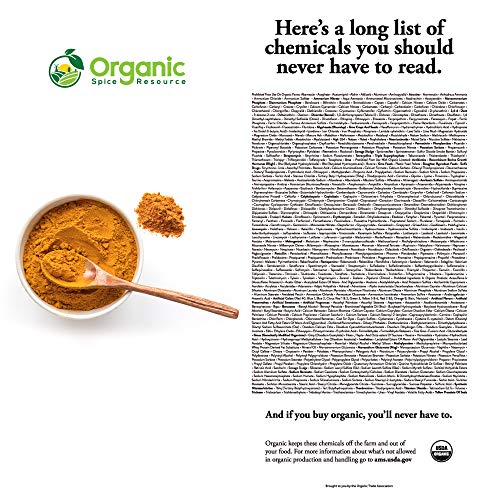Organic Turmeric Root Powder | 8Oz Or 1 Lbs Or 2 Lbs | Lab Test