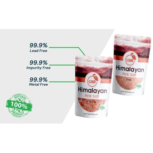 OSR Chef Himalayan Pink Salt | Coarse 5 lbs Bag Pack of 1 | Ha...