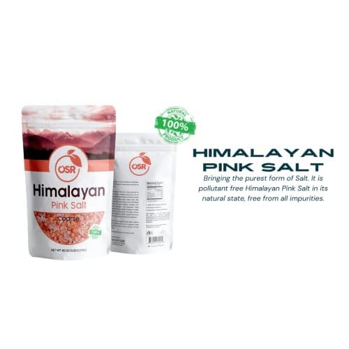 OSR Chef Himalayan Pink Salt | Coarse 5 lbs Bag Pack of 1 | Ha...