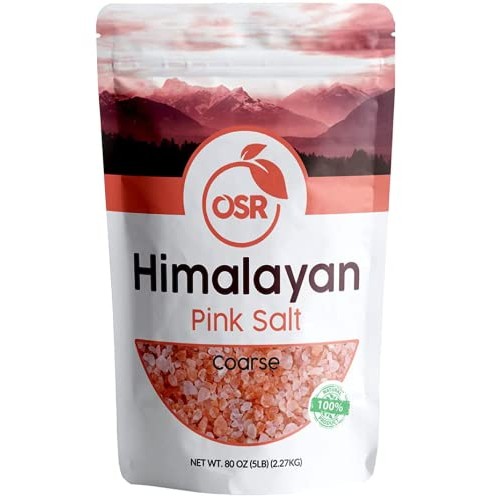 OSR Chef Himalayan Pink Salt | Coarse 5 lbs Bag Pack of 1 | Ha...