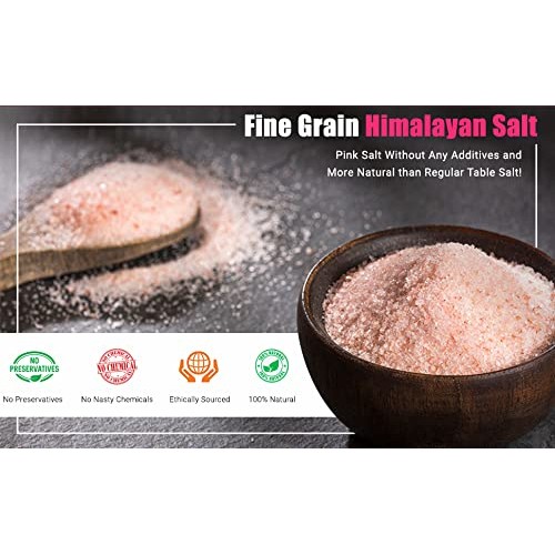 OSR Chef Himalayan Pink Salt | Fine 5 lbs Bag Pack of 1 | Hand...