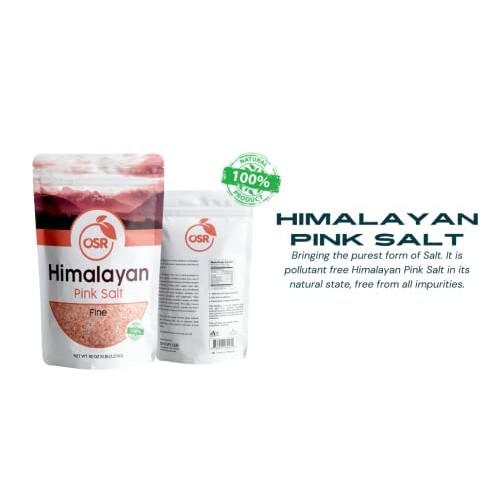 OSR Chef Himalayan Pink Salt | Fine 5 lbs Bag Pack of 1 | Hand...